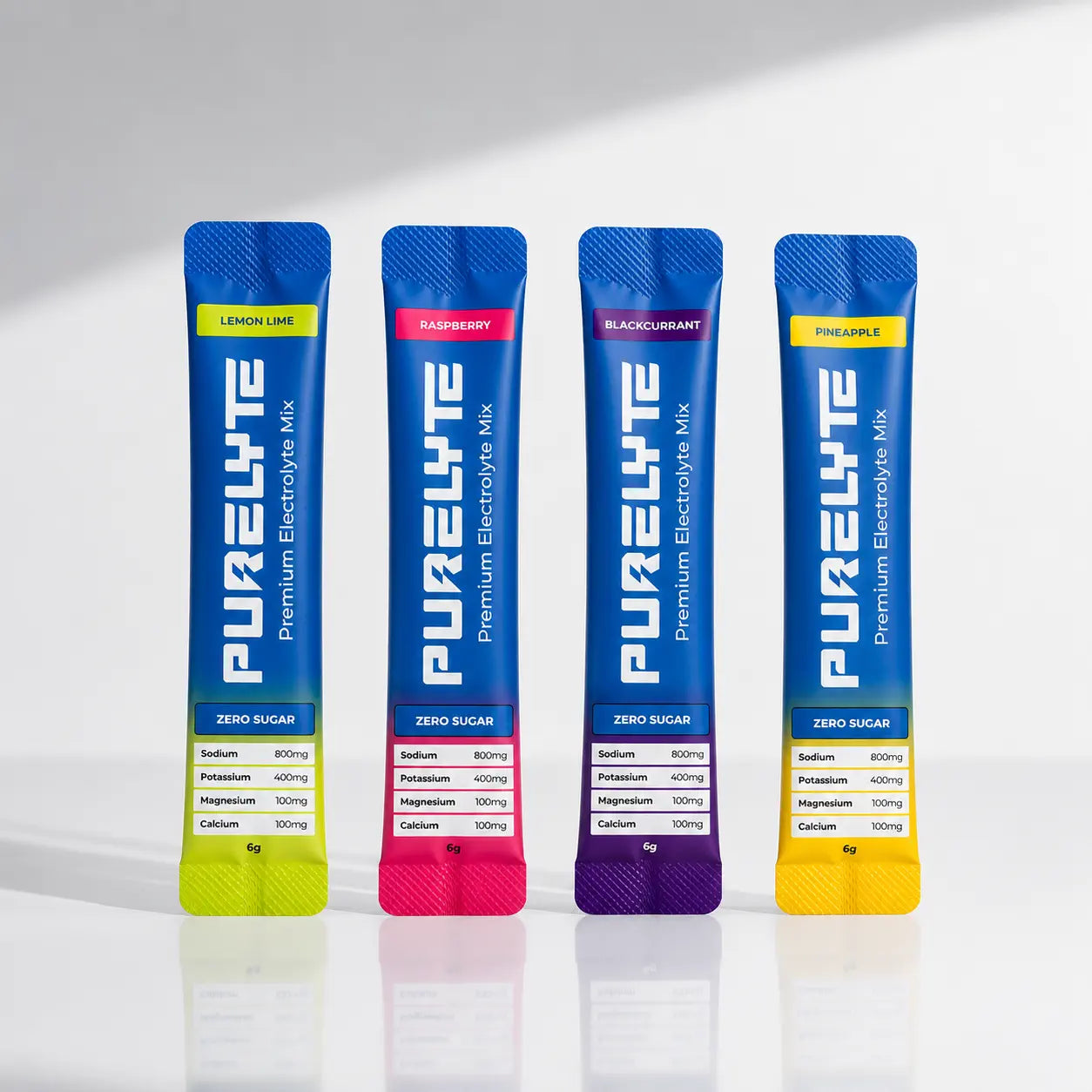 Purelyte Electrolyte Powder (Sample Pack - 5 Sachets/4 Flavours)